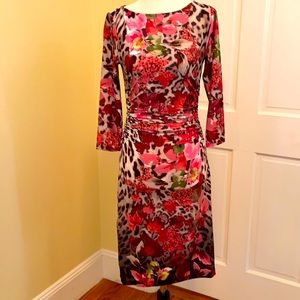 Beautiful autumn fall leopard  colors dress